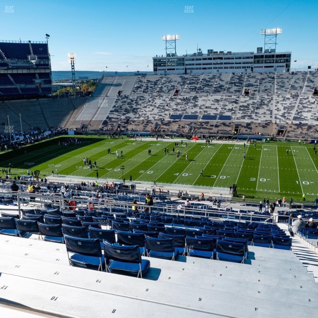 West Shore Home Field at Beaver Stadium - Section East H Upper Seat View