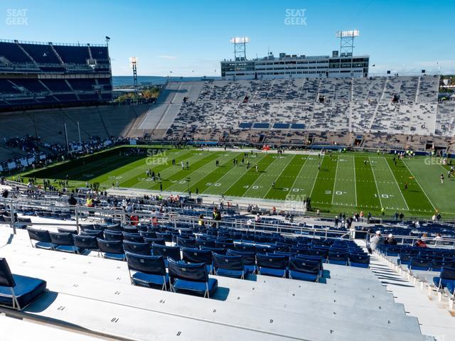 West Shore Home Field at Beaver Stadium - Section East H Upper Seat View