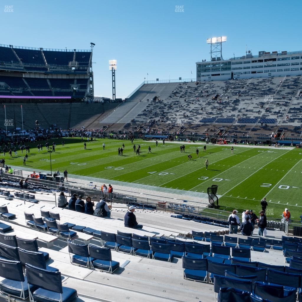 West Shore Home Field at Beaver Stadium - Section East H Seat View