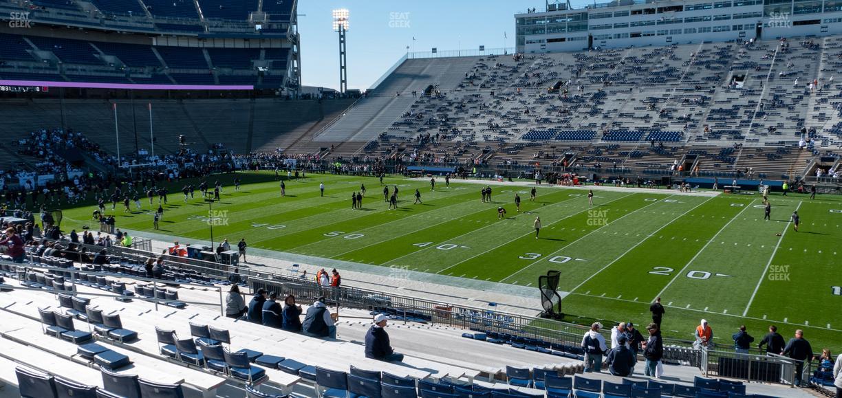 West Shore Home Field at Beaver Stadium - Section East H Seat View