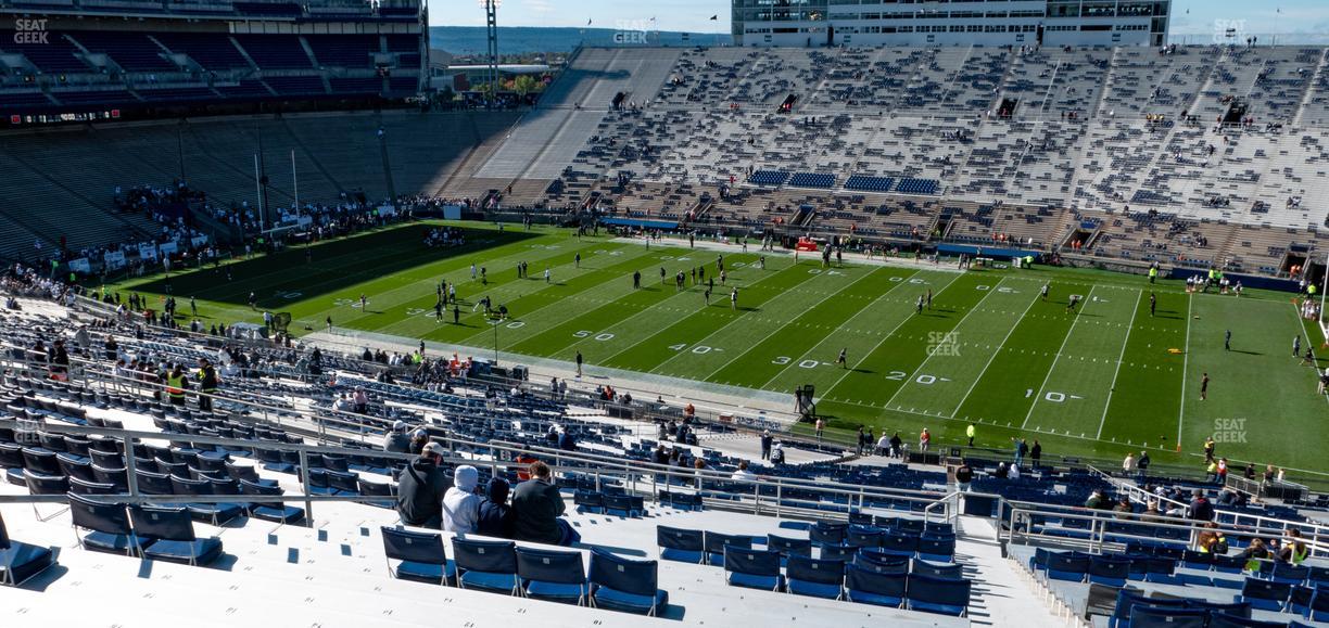 West Shore Home Field at Beaver Stadium - Section East J Upper Seat View