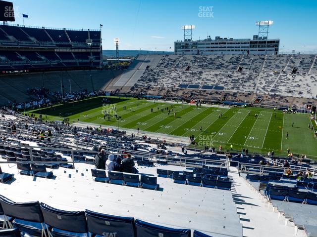 West Shore Home Field at Beaver Stadium - Section East J Upper Seat View
