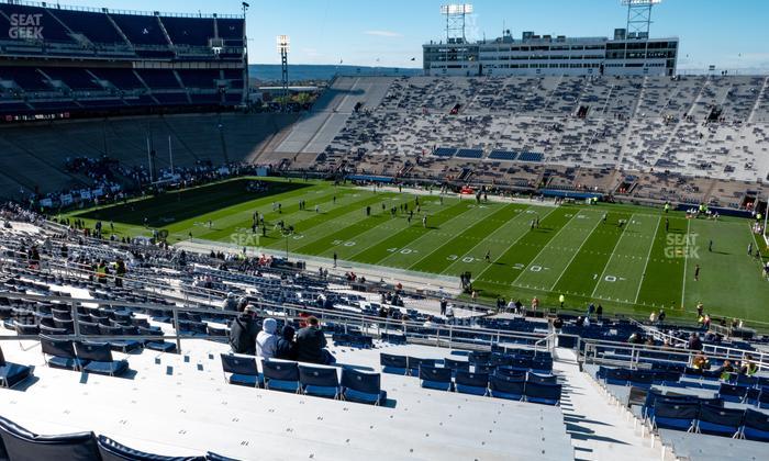 West Shore Home Field at Beaver Stadium - Section East J Upper Seat View