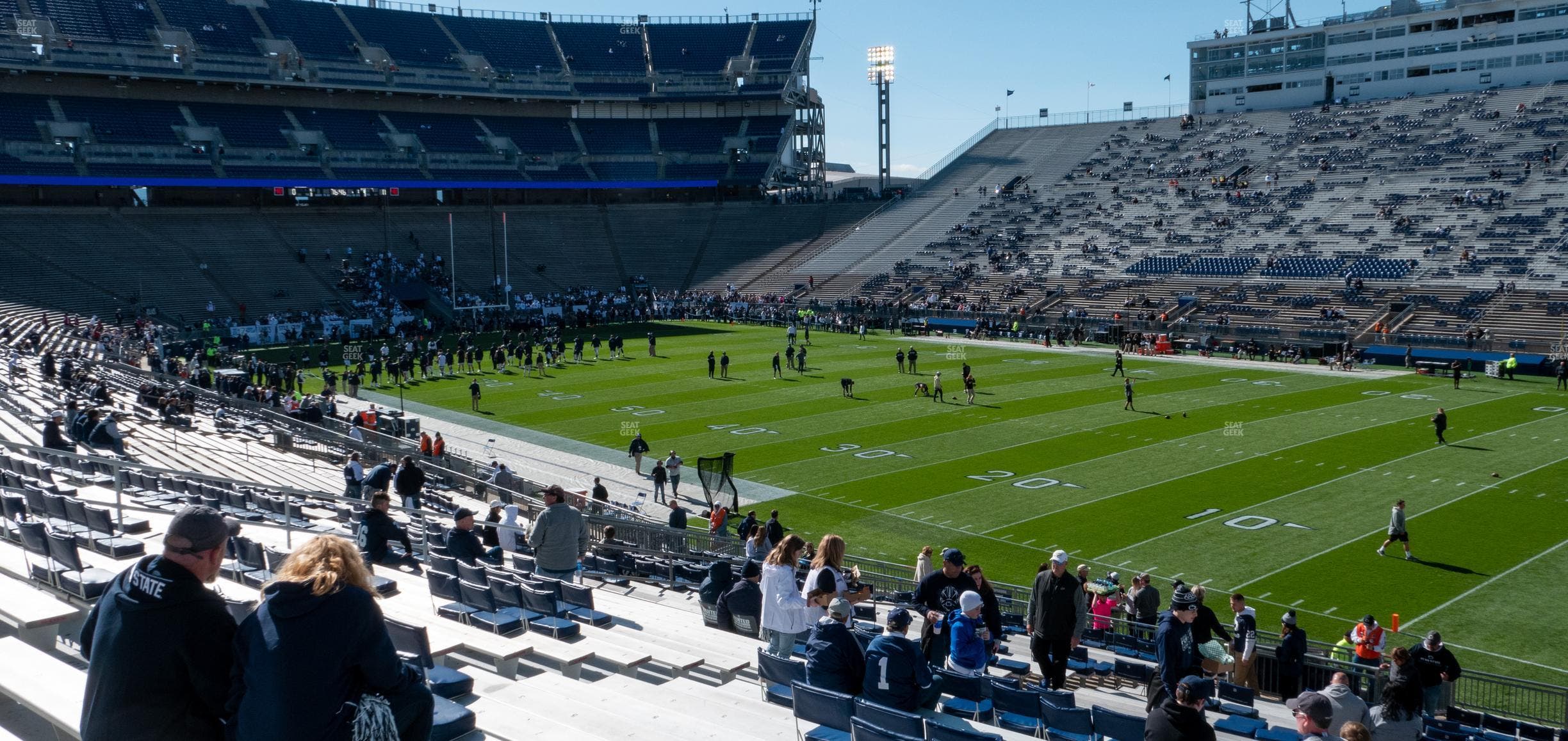 West Shore Home Field at Beaver Stadium - Section East J Seat View