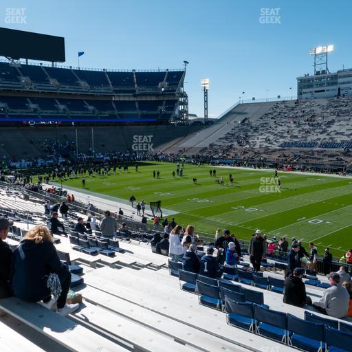 West Shore Home Field at Beaver Stadium - Section East J Seat View