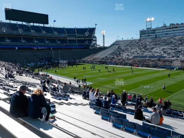 West Shore Home Field at Beaver Stadium - Section East J Seat View