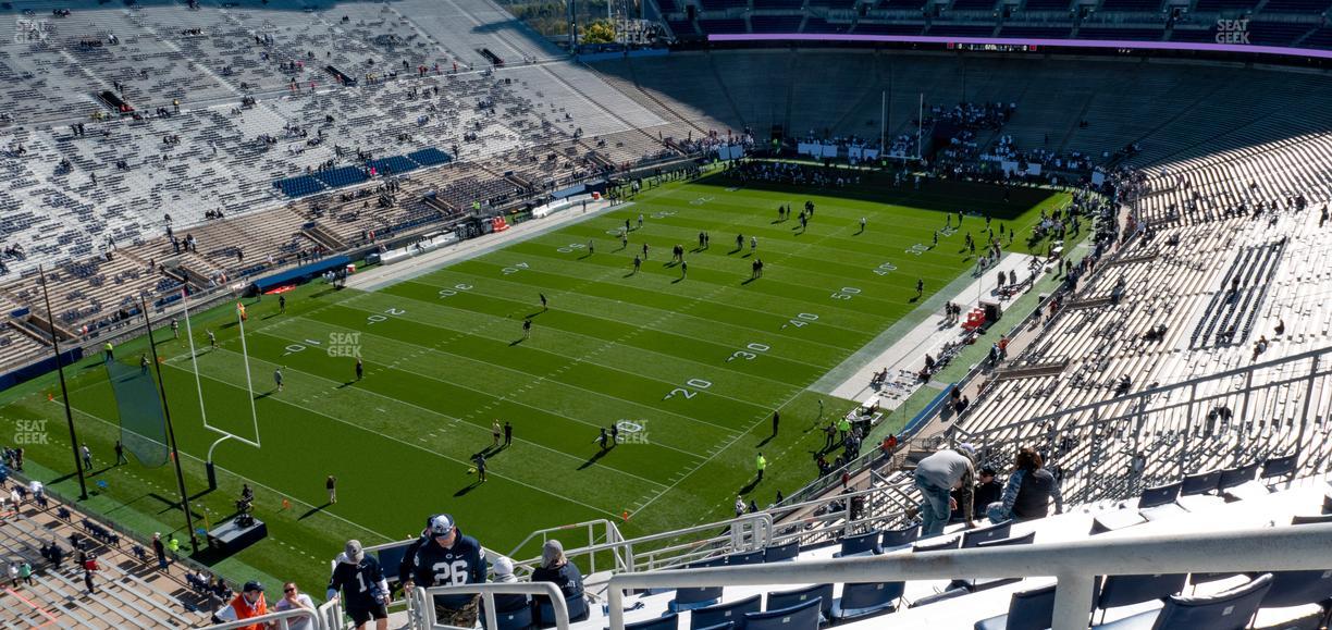 West Shore Home Field at Beaver Stadium - Section North A Upper Seat View