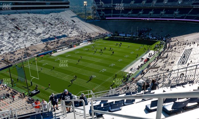 West Shore Home Field at Beaver Stadium - Section North A Upper Seat View