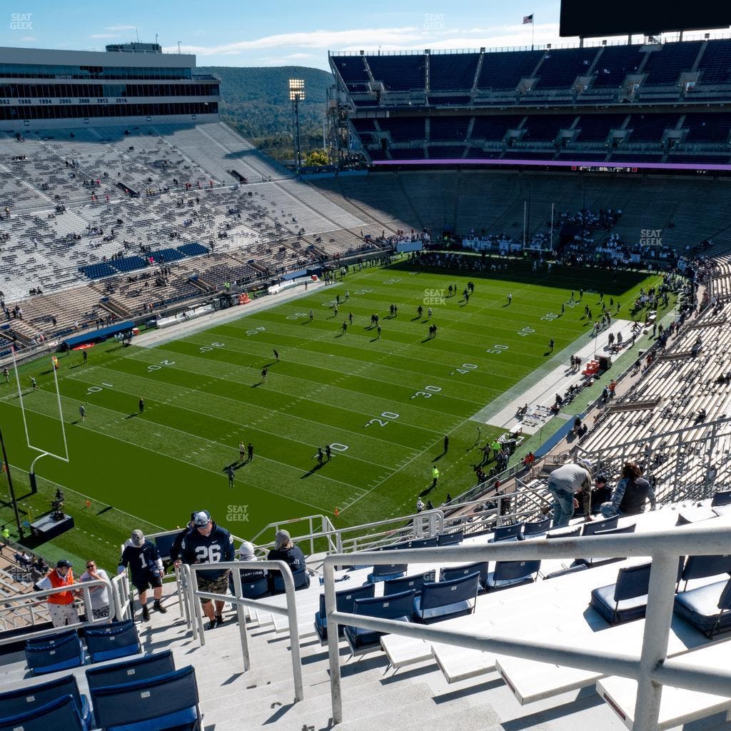 West Shore Home Field at Beaver Stadium - Section North B Upper Seat View