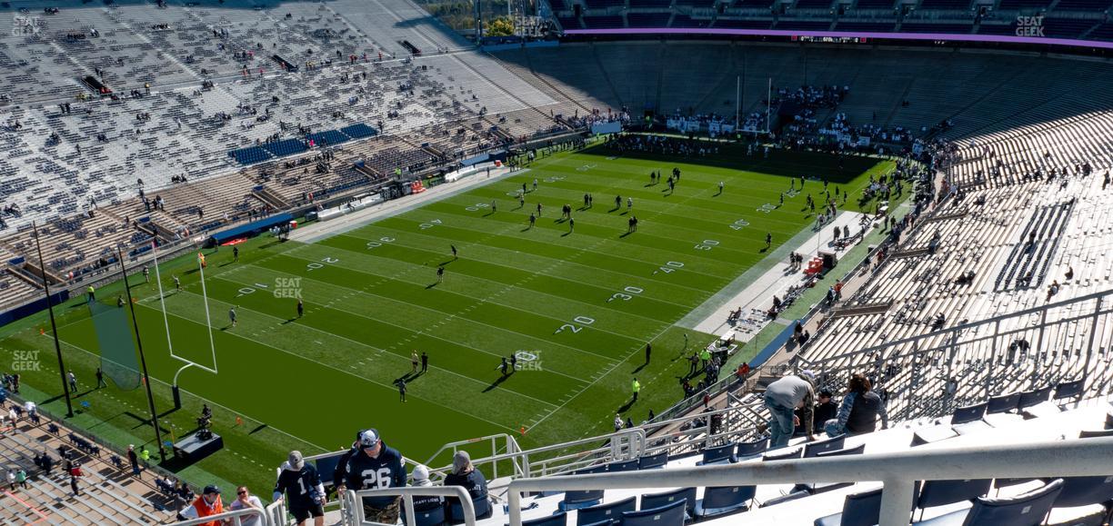 West Shore Home Field at Beaver Stadium - Section North B Upper Seat View