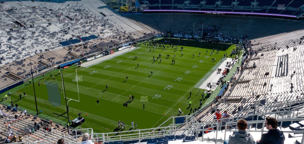 West Shore Home Field at Beaver Stadium - Section North C Upper Seat View