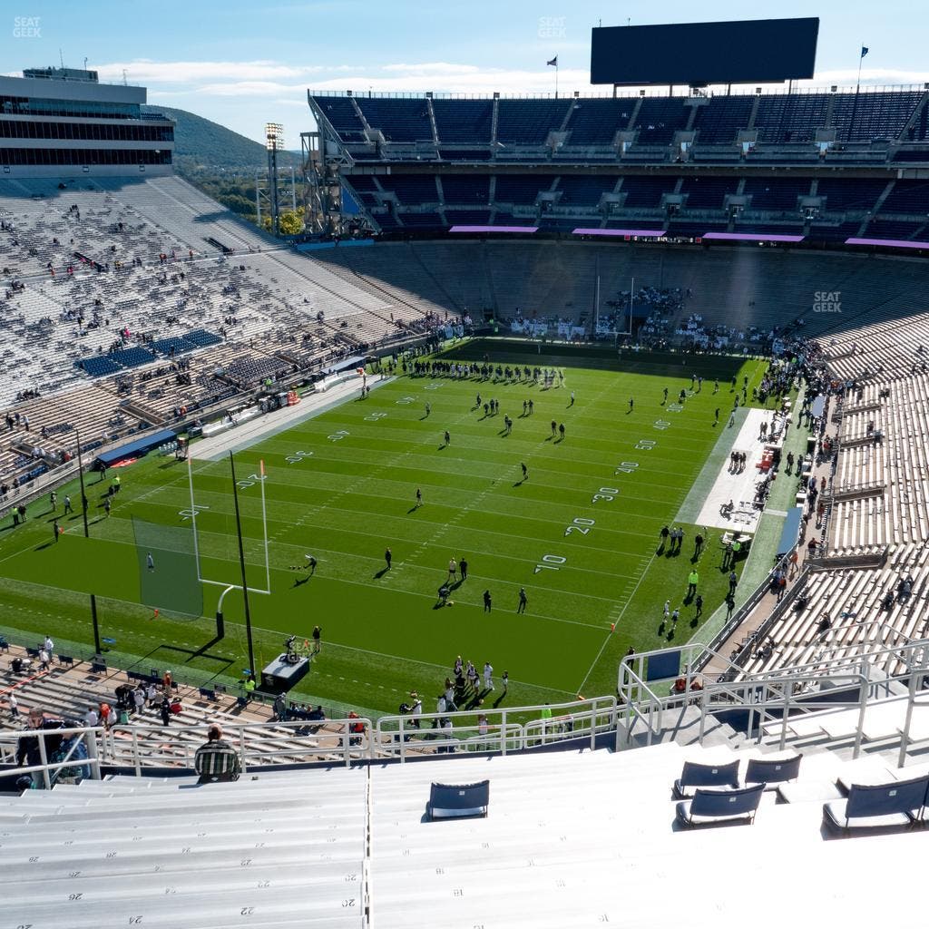 West Shore Home Field at Beaver Stadium - Section North D Upper Seat View