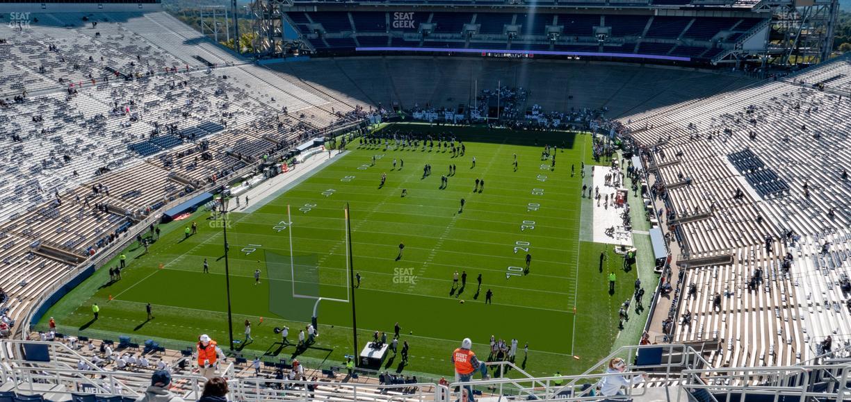West Shore Home Field at Beaver Stadium - Section North E Upper Seat View