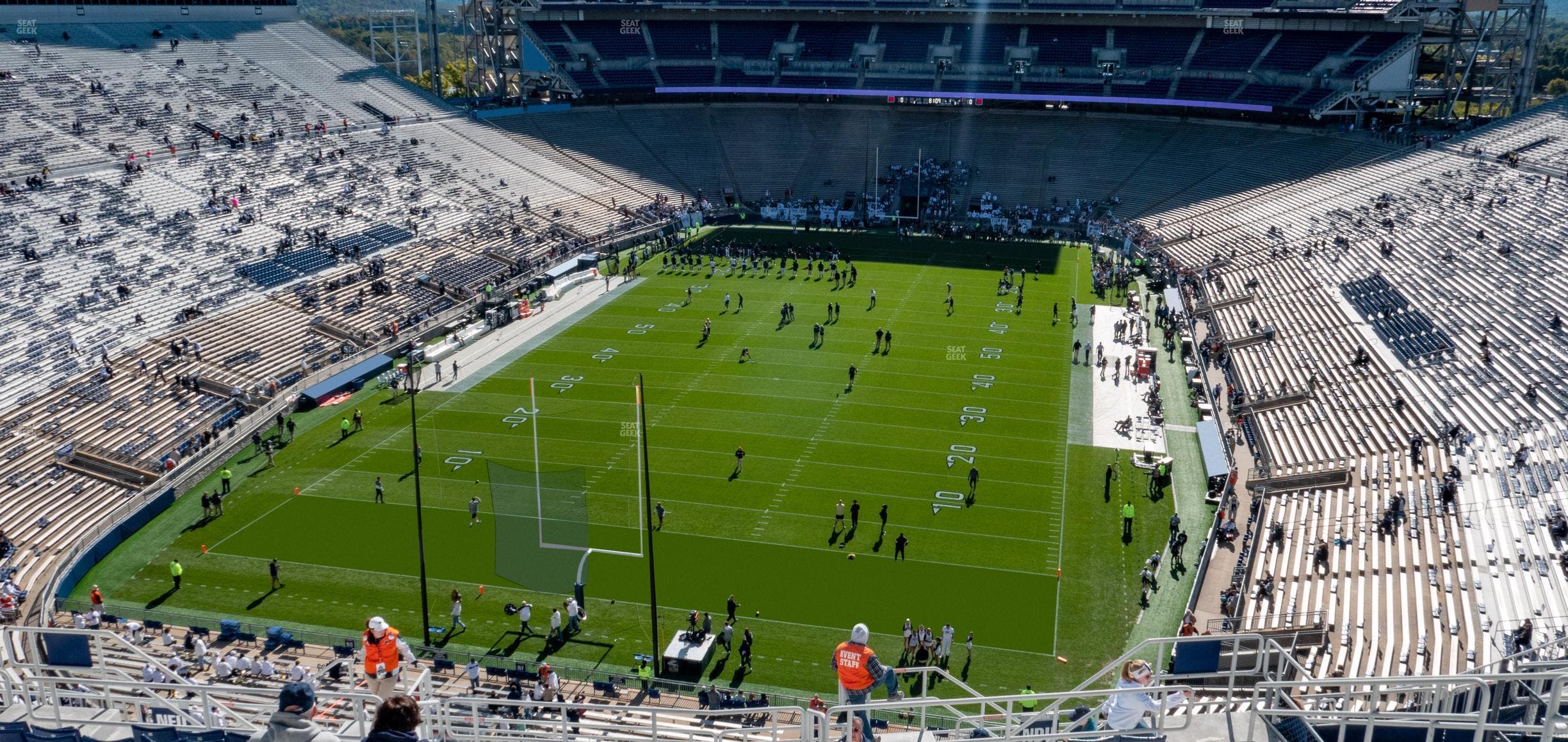 West Shore Home Field at Beaver Stadium - Section North E Upper Seat View