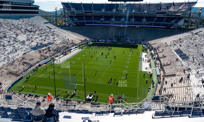 West Shore Home Field at Beaver Stadium - Section North E Upper Seat View