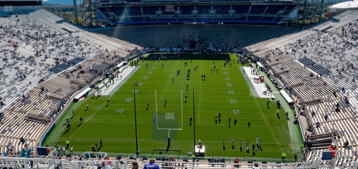 West Shore Home Field at Beaver Stadium - Section North F Upper Seat View