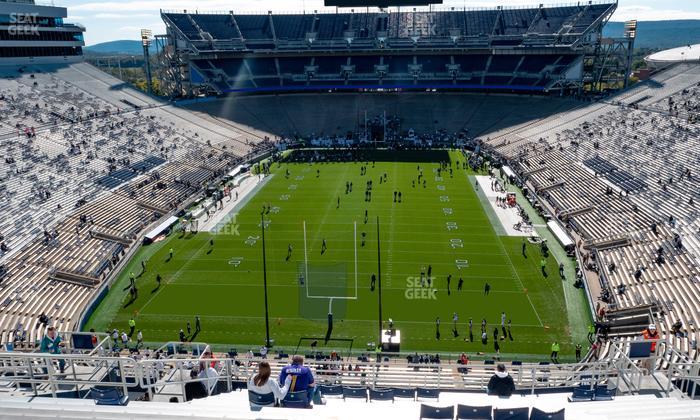West Shore Home Field at Beaver Stadium - Section North F Upper Seat View