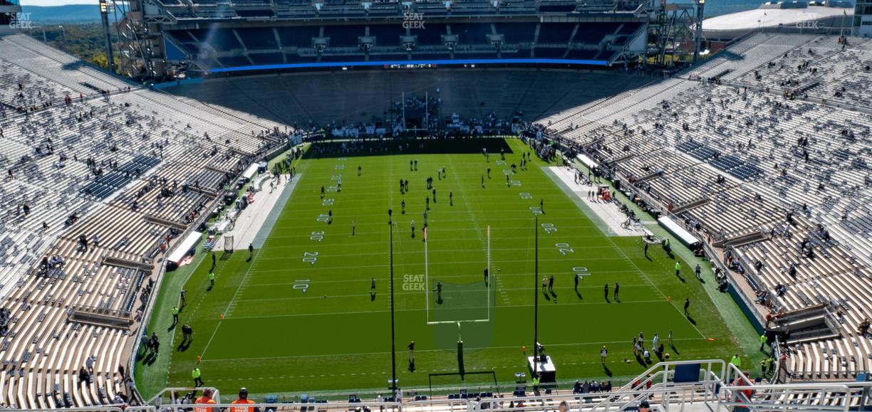 West Shore Home Field at Beaver Stadium - Section North G Upper Seat View