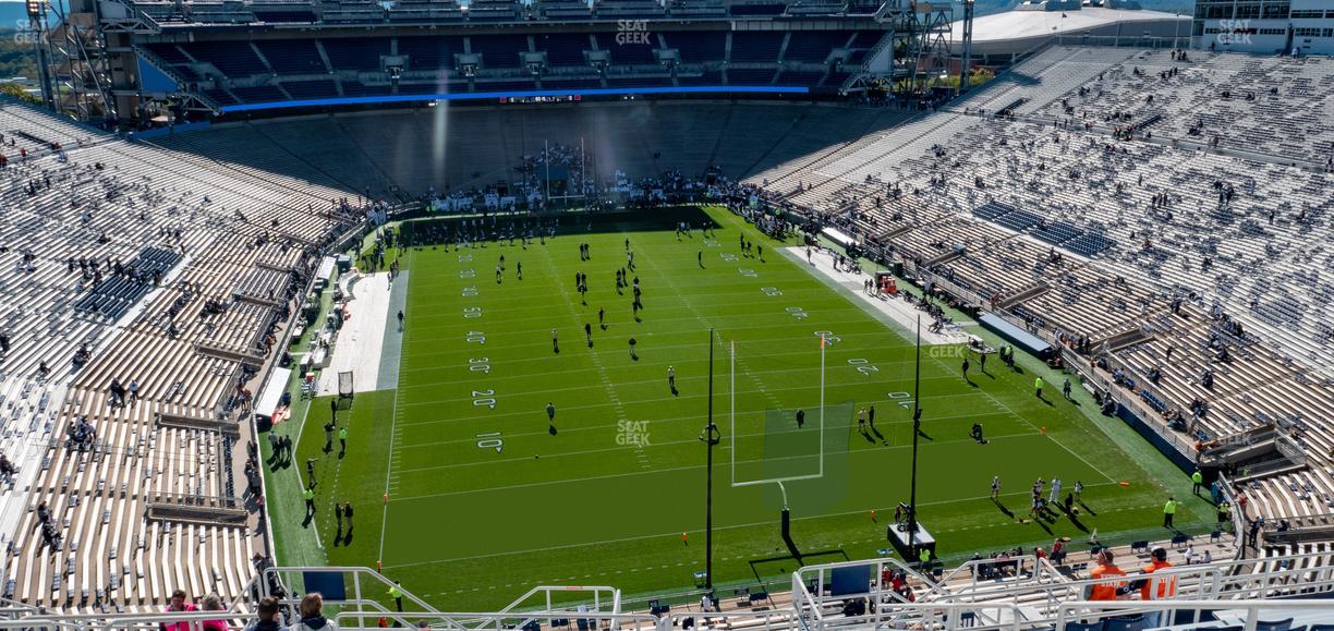West Shore Home Field at Beaver Stadium - Section North H Upper Seat View
