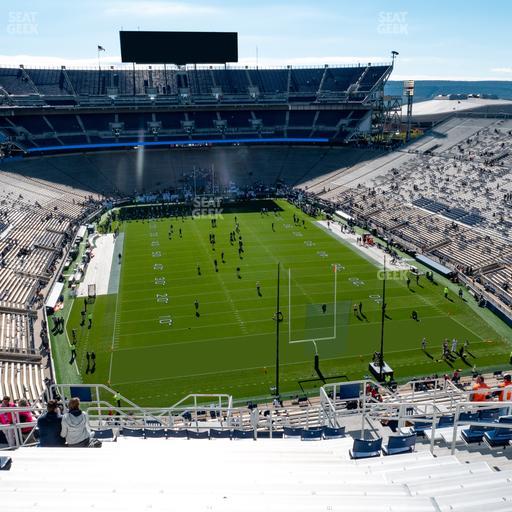 West Shore Home Field at Beaver Stadium - Section North H Upper Seat View