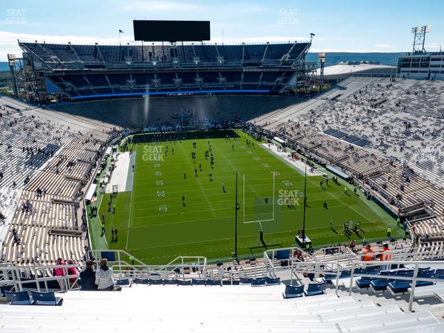 West Shore Home Field at Beaver Stadium - Section North H Upper Seat View
