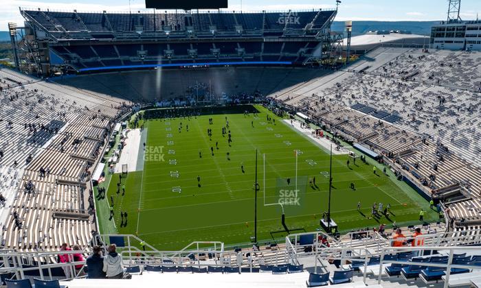 West Shore Home Field at Beaver Stadium - Section North H Upper Seat View