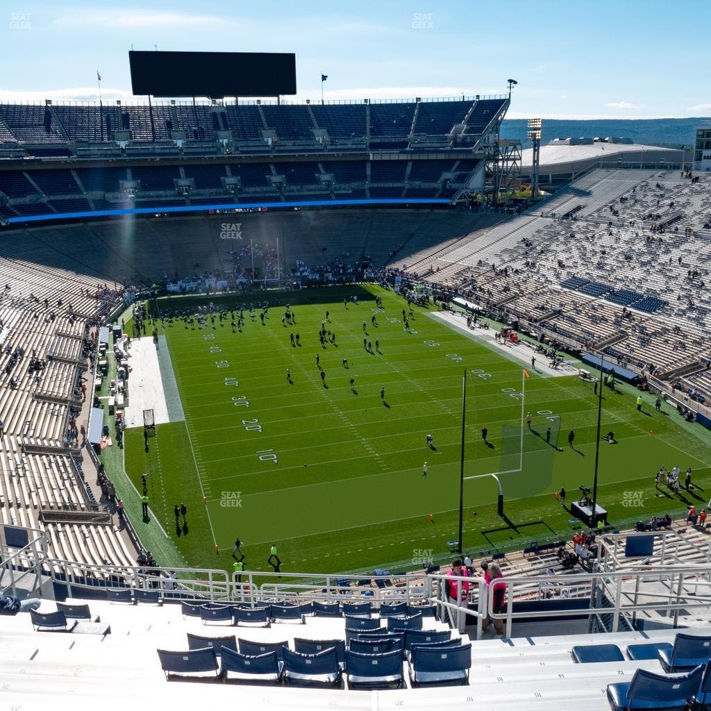 West Shore Home Field at Beaver Stadium - Section North J Upper Seat View