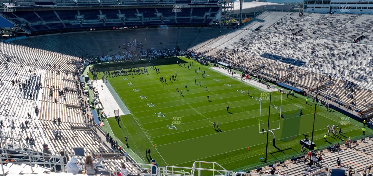 West Shore Home Field at Beaver Stadium - Section North K Upper Seat View