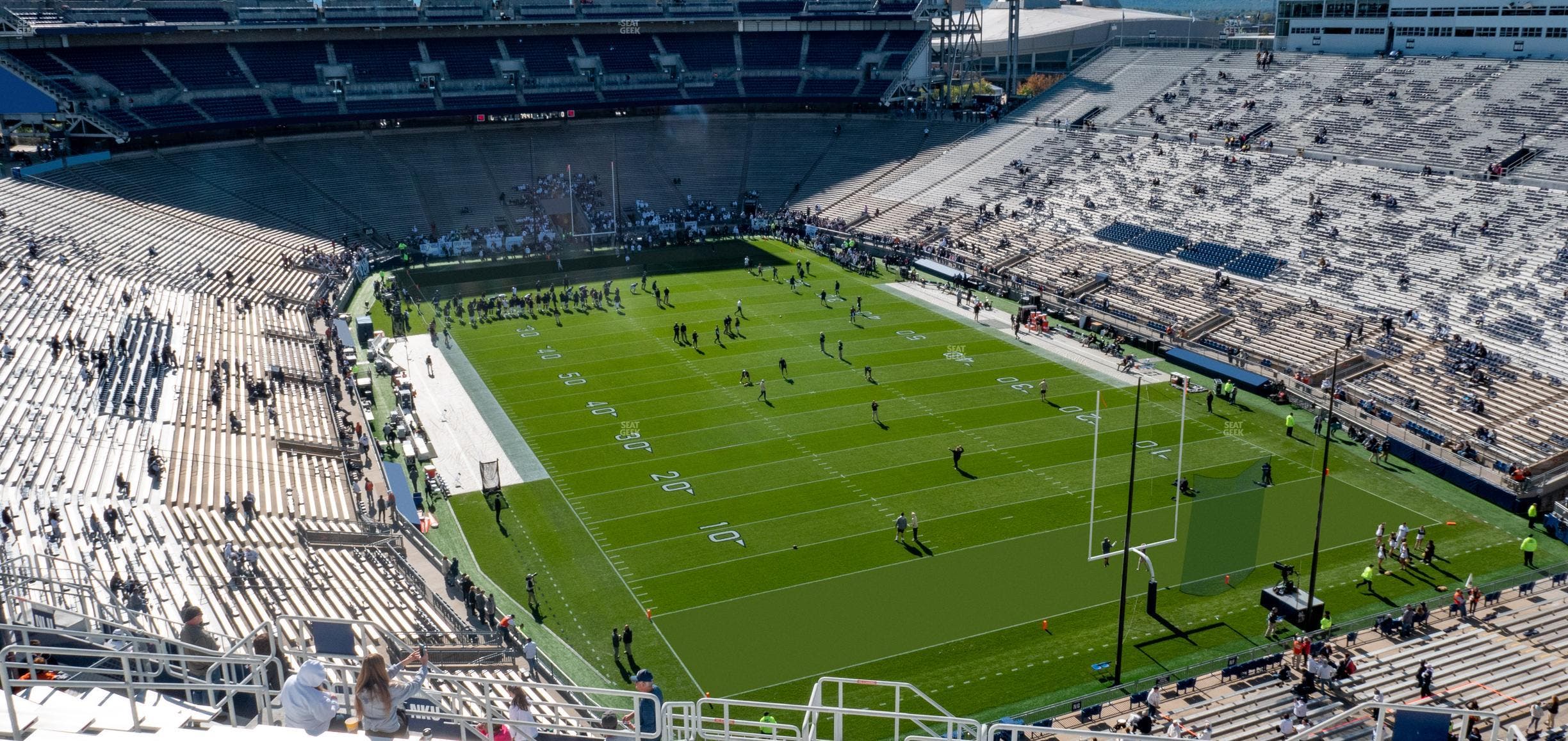 West Shore Home Field at Beaver Stadium - Section North K Upper Seat View