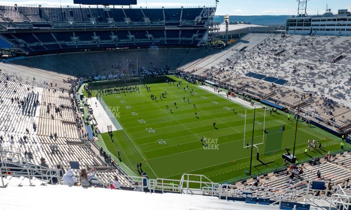 West Shore Home Field at Beaver Stadium - Section North K Upper Seat View