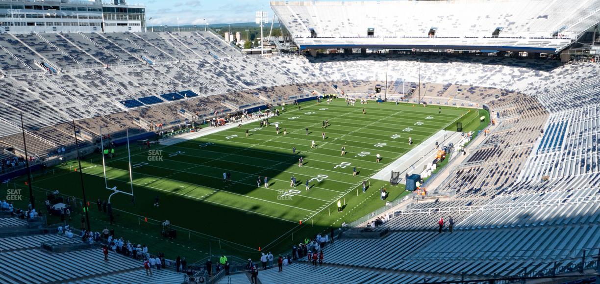 West Shore Home Field at Beaver Stadium - Section South A Club Seat View