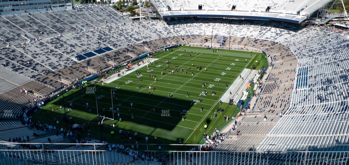 West Shore Home Field at Beaver Stadium - Section South B Upper Seat View