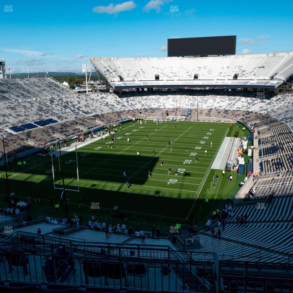 West Shore Home Field at Beaver Stadium - Section South C Club Seat View