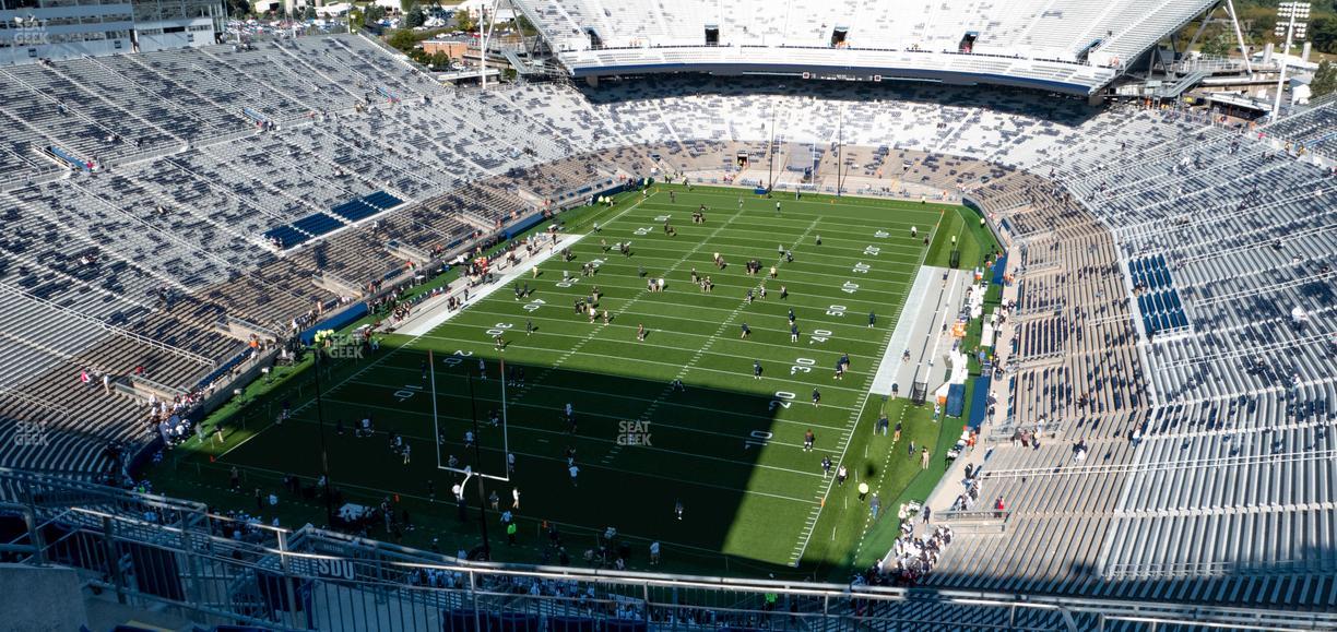 West Shore Home Field at Beaver Stadium - Section South C Upper Seat View