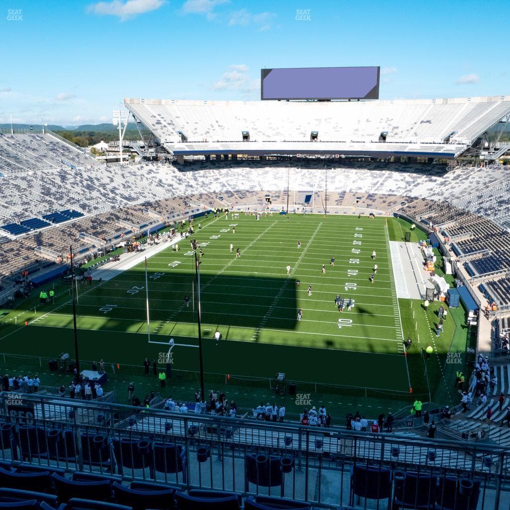 West Shore Home Field at Beaver Stadium - Section South D Club Seat View