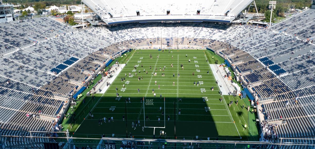 West Shore Home Field at Beaver Stadium - Section South E Upper Seat View