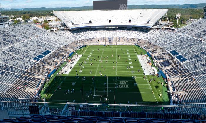 West Shore Home Field at Beaver Stadium - Section South E Upper Seat View