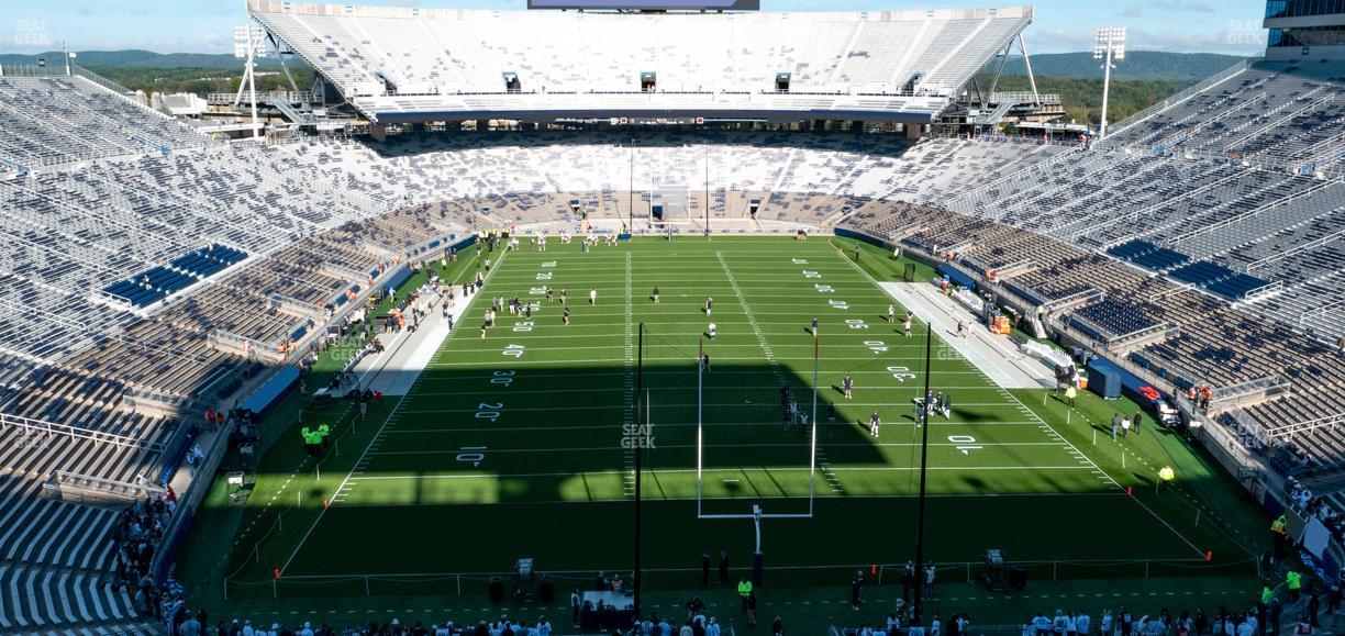 West Shore Home Field at Beaver Stadium - Section South F Club Seat View