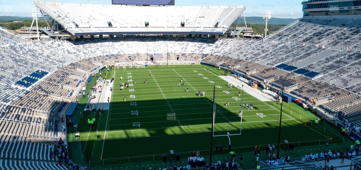West Shore Home Field at Beaver Stadium - Section South G Club Seat View
