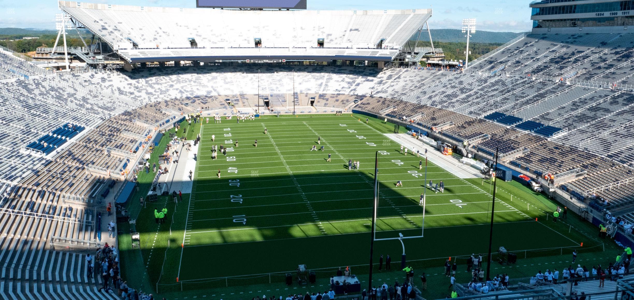 West Shore Home Field at Beaver Stadium - Section South G Club Seat View