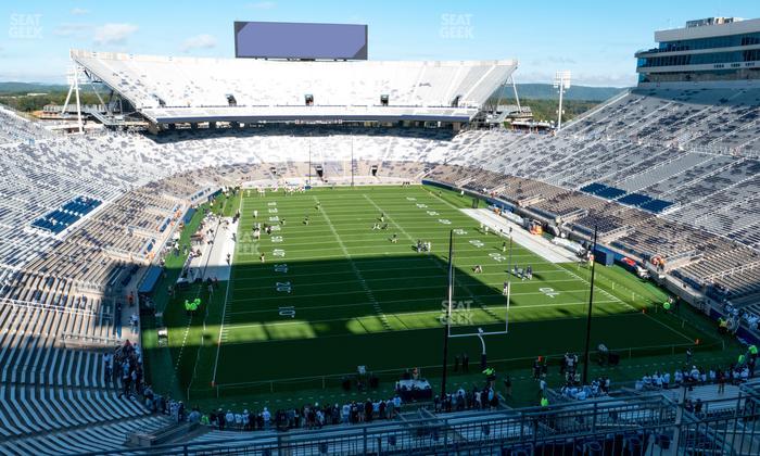 West Shore Home Field at Beaver Stadium - Section South G Club Seat View
