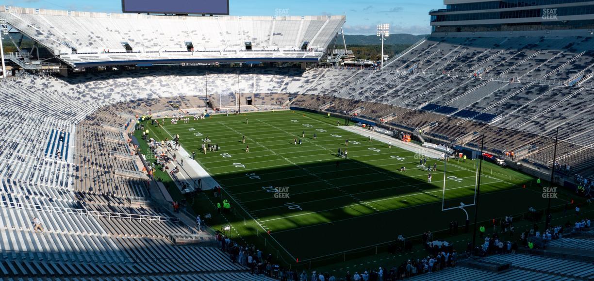 West Shore Home Field at Beaver Stadium - Section South J Club Seat View