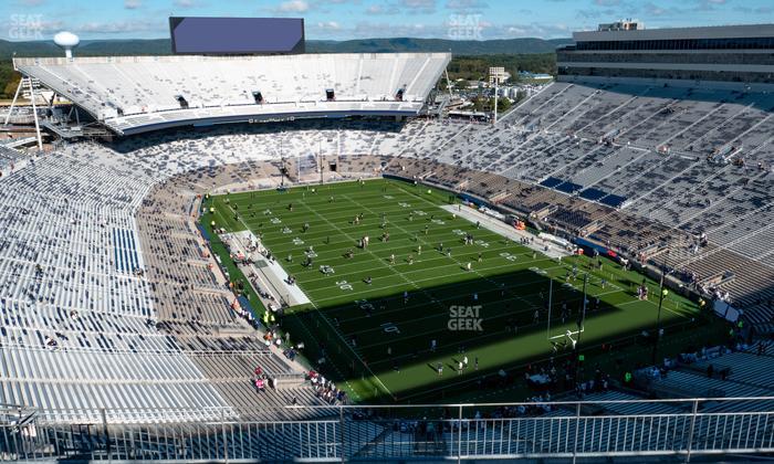 West Shore Home Field at Beaver Stadium - Section South J Upper Seat View