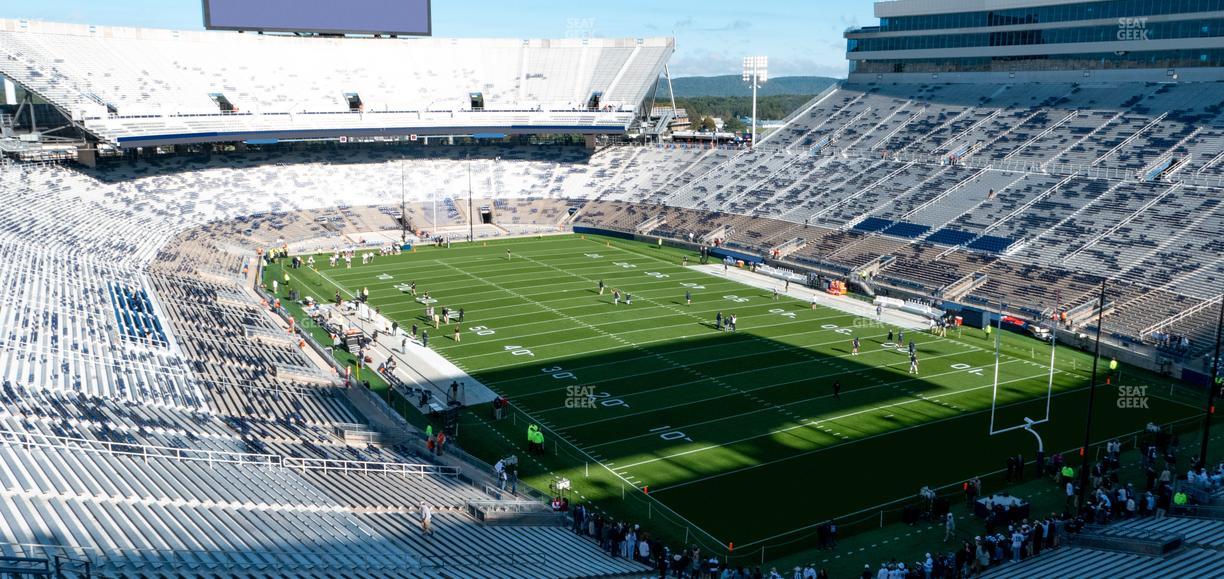 West Shore Home Field at Beaver Stadium - Section South K Club Seat View