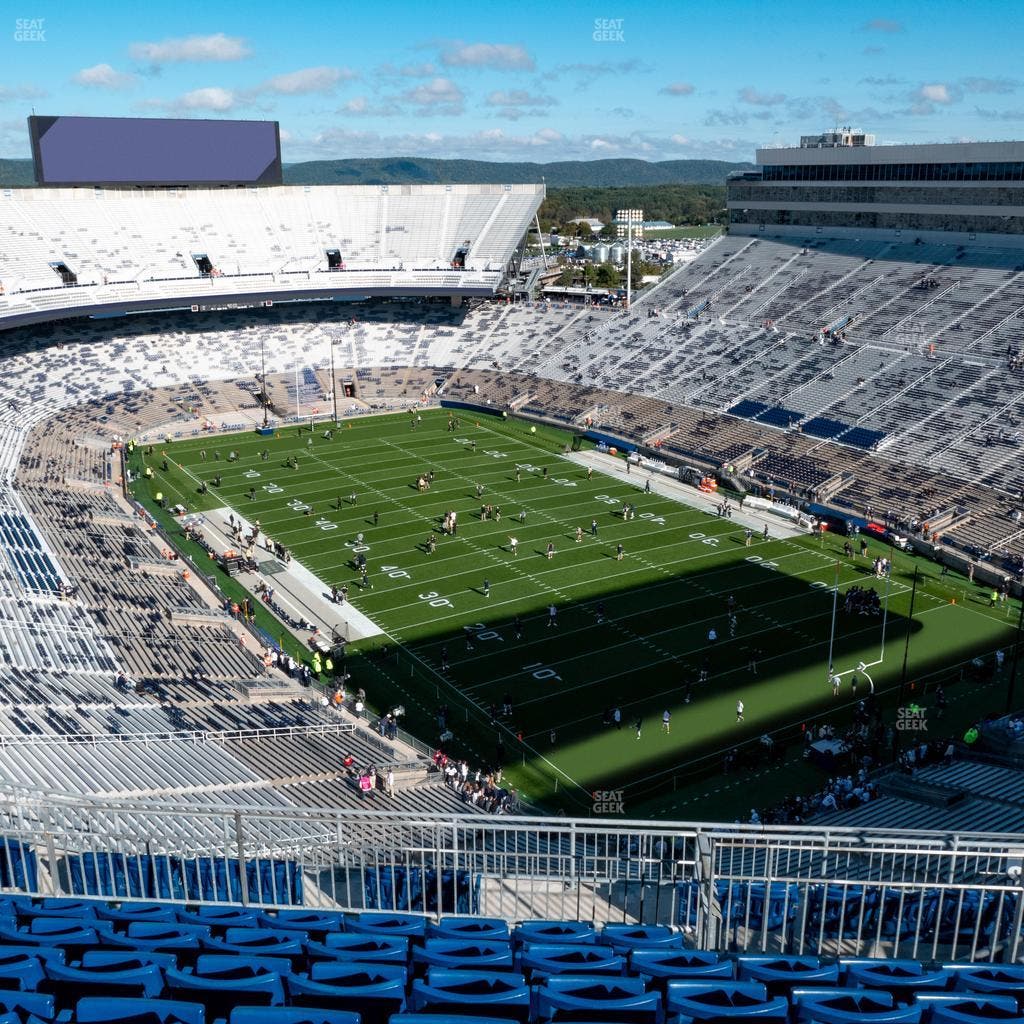 West Shore Home Field at Beaver Stadium - Section South K Upper Seat View
