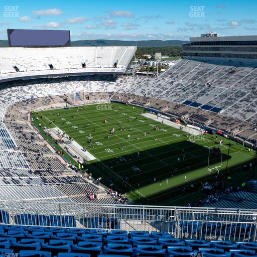 West Shore Home Field at Beaver Stadium - Section South K Upper Seat View