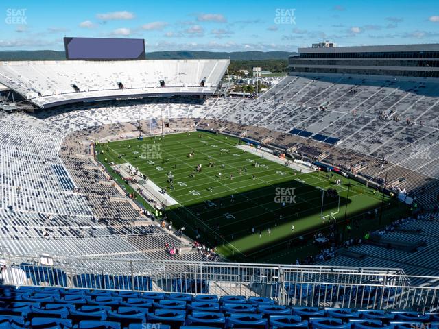 West Shore Home Field at Beaver Stadium - Section South K Upper Seat View