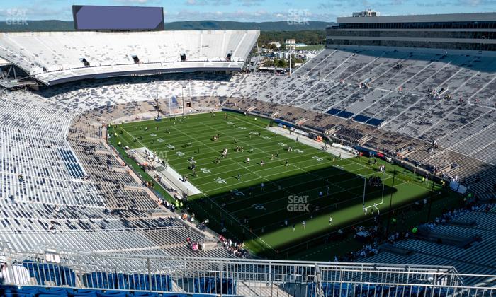 West Shore Home Field at Beaver Stadium - Section South K Upper Seat View