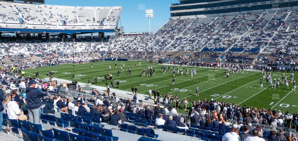 West Shore Home Field at Beaver Stadium - Section West B Seat View