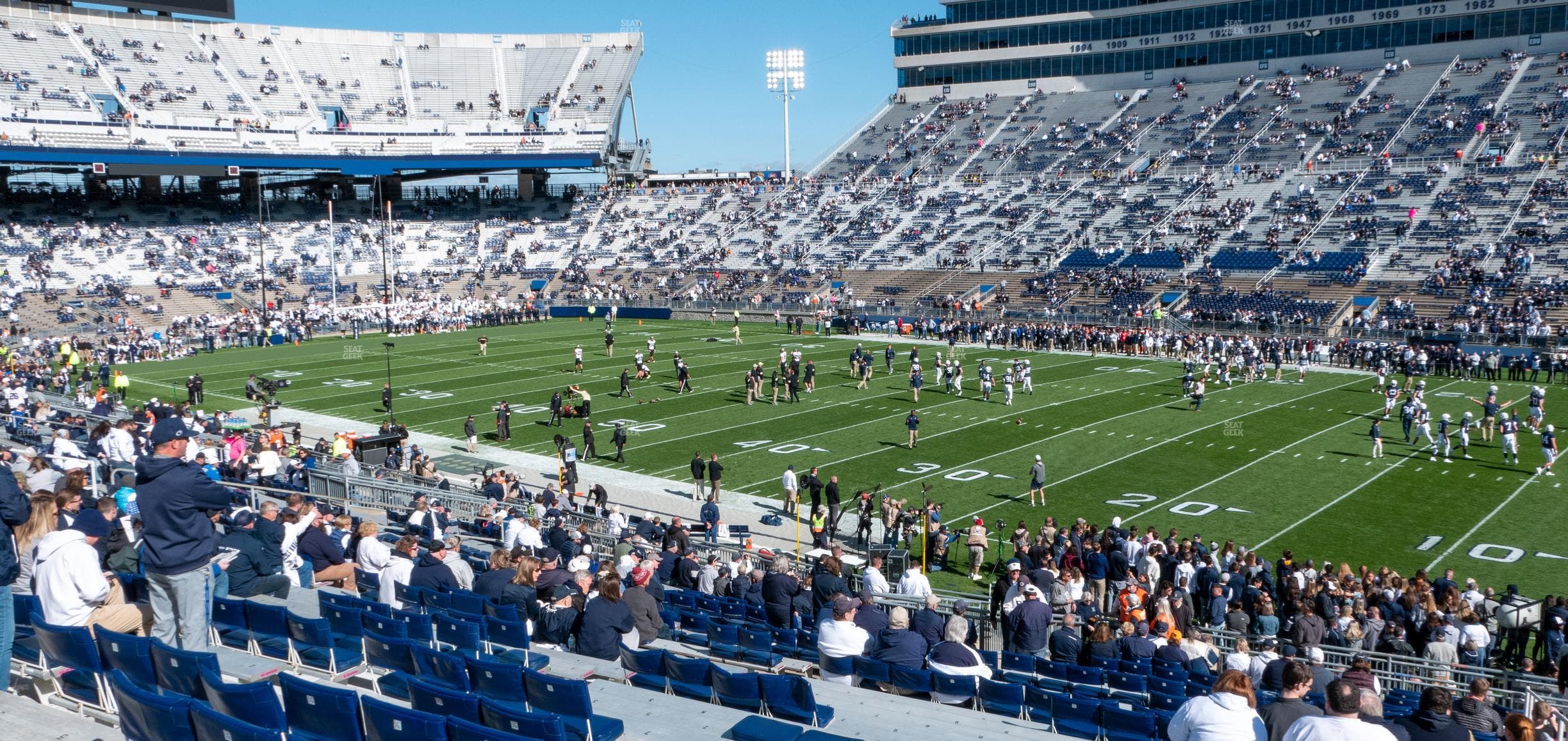 West Shore Home Field at Beaver Stadium - Section West B Seat View